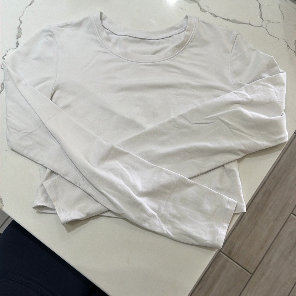 ALO crop finesse long sleeve